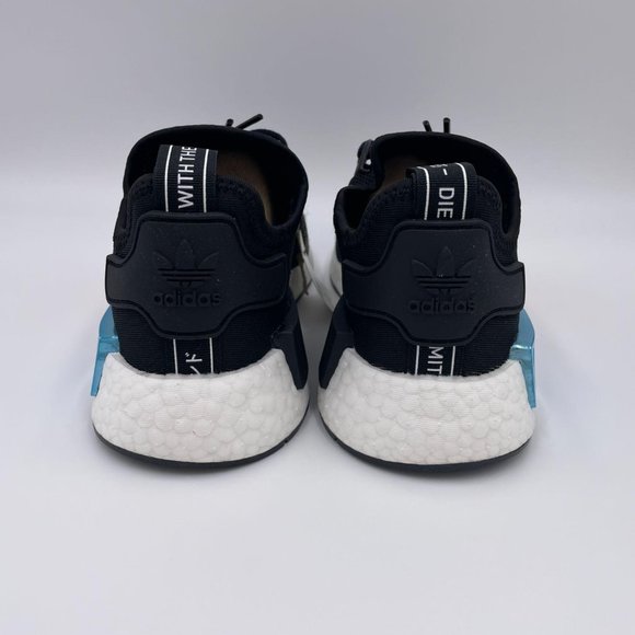 adidas NMD R1 Black Womens Shoes - Picture 4 of 8